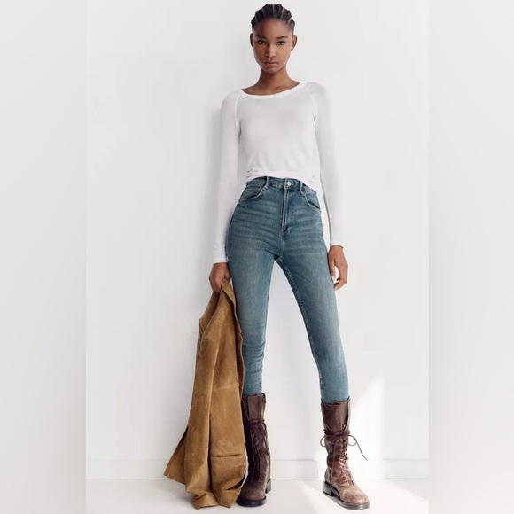 ZARA SUEDE BLAZER - Picture 5 of 9